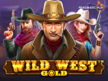 Wild West Gold: kowboje i kowbojki na tle zachodniego miasteczka o zachodzie słońca
